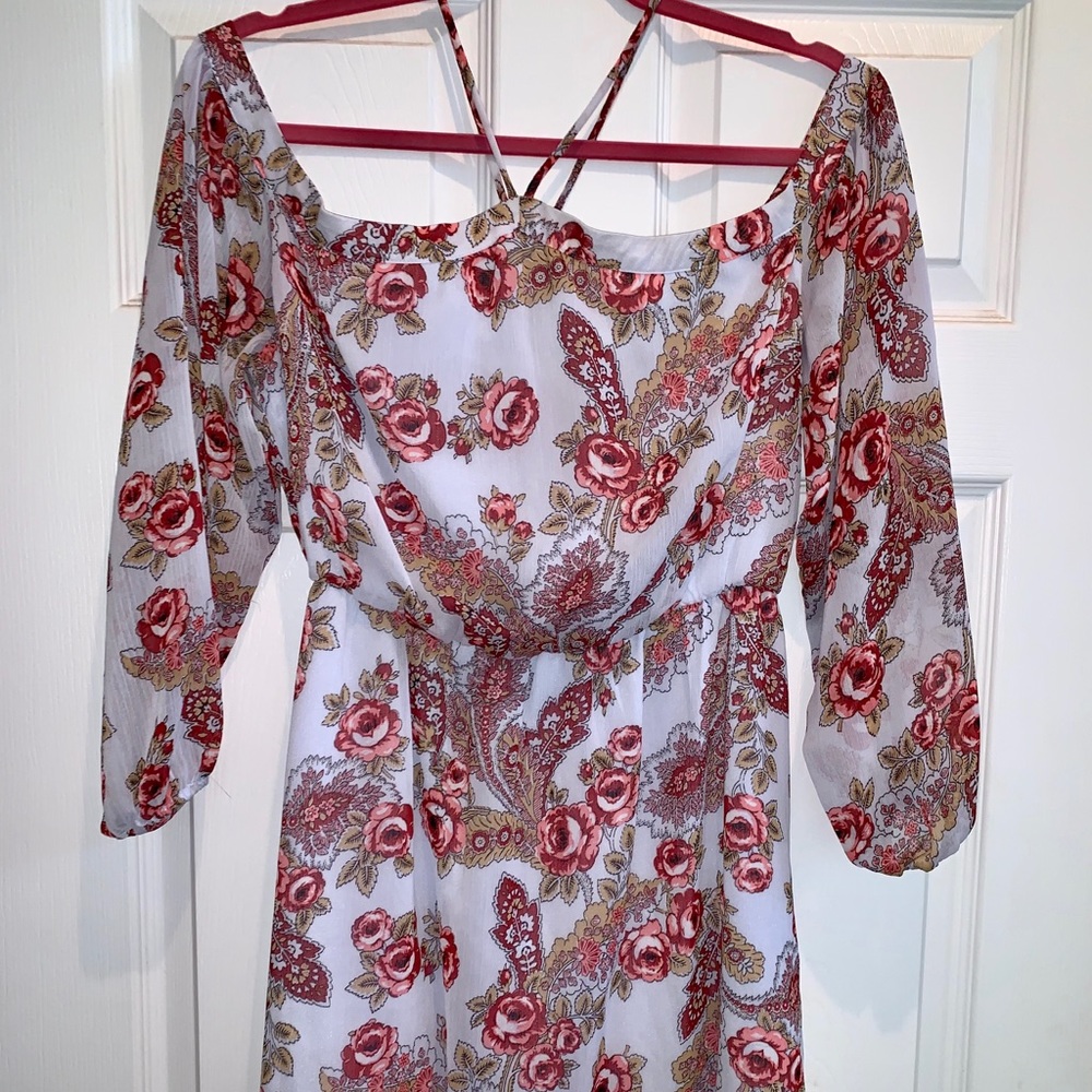 WAYF Off shoulder dress